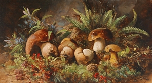 Glückspilze by Hans Zatzka [1859–1945]